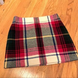 JCrew Plaid Mini Skirt